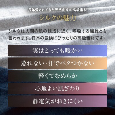 シルクオーラ 極 2枚合わせ掛け毛布 S(シングル) ブラウン