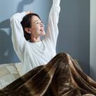 カルドニードノッテ 3 ひざ掛け毛布 80×110cm オーロラブラウン