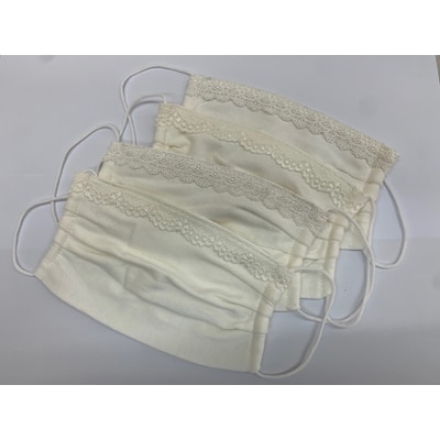 装飾レース布マスク　4枚セット
