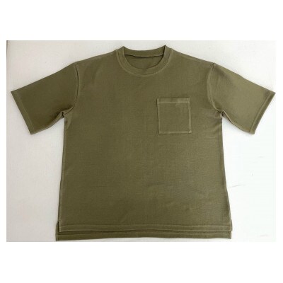 アウトドア専用　桐糸Tシャツ　『kiriT』(キリティー)#2オリーブ　Mサイズ　半袖