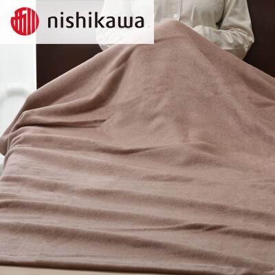 西川のカシミヤ毛布　ピンク　シングル　140×200cm　FQ03602015/100