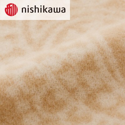 西川のカシミヤ混ウール毛布(毛羽部分)　ベージュ　140×200cm　FQ03353012/300