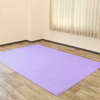 抗ウィルス抗アレル物質抗菌消臭防ダニ【P-1000】カーペット(約261×約352)ラベンダー