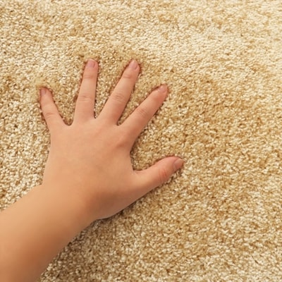 RUGカーペット【ホルン】　約190cm×240cm　ベージュ