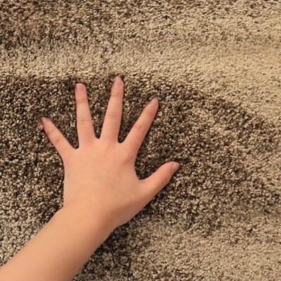 RUGカーペット【ホルン】　約130cm×190cm　ブラウン