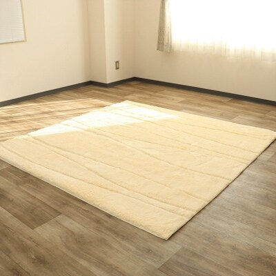 RUGカーペット【ロッテル】　約185cm×240cm　アイボリー