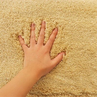 RUGカーペット【ロッテル】　約130cm×185cm　ベージュ