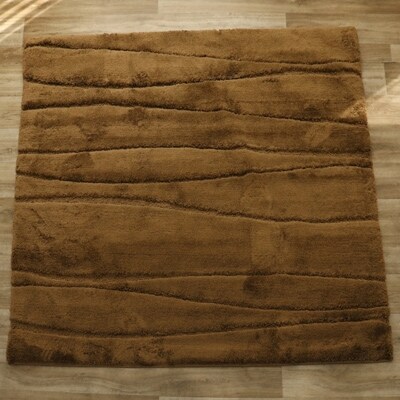 RUGカーペット【ロッテル】　約130cm×185cm　ブラウン