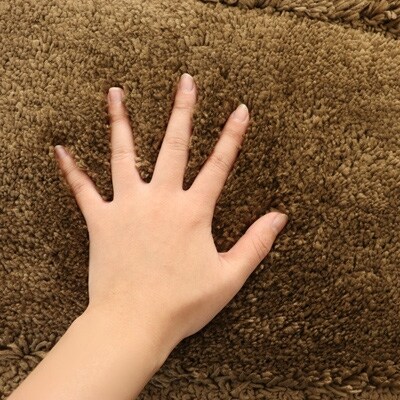 RUGカーペット【ロッテル】　約130cm×185cm　ブラウン