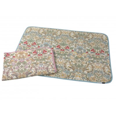 コットン100%(毛羽部分)　綿毛布　100×140cm　SB柄　ピンク　1枚　2831144010