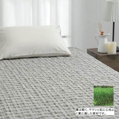 【お肌ここちSTYLE】　葦入り敷パッド　シングル　1枚　54791210 BR