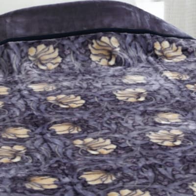 ROMANCE　ピンパーネル　ノルディック柄　マイヤー毛布　シングル　ブルー　28305515