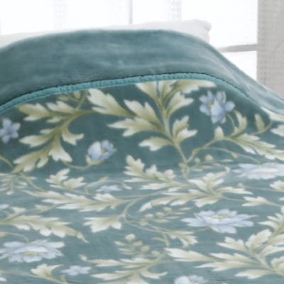 ROMANCE　アクリル　2枚合わせマイヤー毛布　シングル　グリーン　30017620