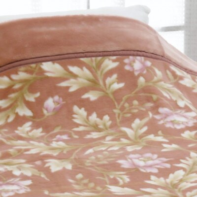 ROMANCE　アクリル　2枚合わせマイヤー毛布　シングル　オレンジ　30017620