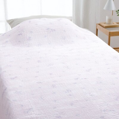 【お肌ここちSTYLE】　蒸れにくい　シュリンクケット　シングル　1枚　54353100 PU