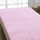 ROMANCE　綿マイヤー　敷きパッド　【セミダブル】　ピンク　31356443