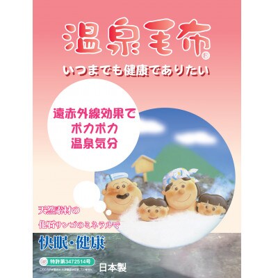 プレミアム温泉毛布グレースニューマイヤー毛布 シングルサイズブルーKW11816