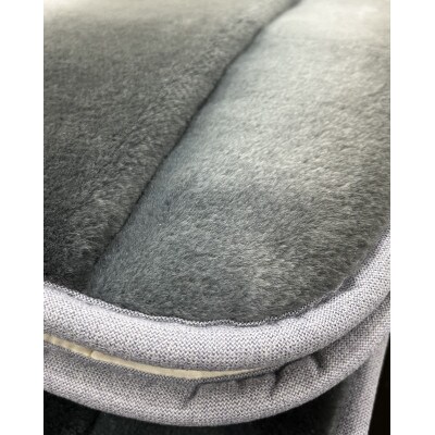 プレミアム温泉毛布KW31512コアラ敷パッド　 シングルサイズ　ネイビー