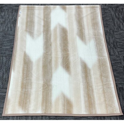 プレミアム温泉毛布KW11718ストリームニューマイヤー毛布 シングルサイズ　ベージュ