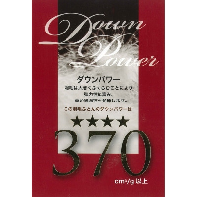 SM31190エトリア羽毛布団　グレー ダブルサイズ
