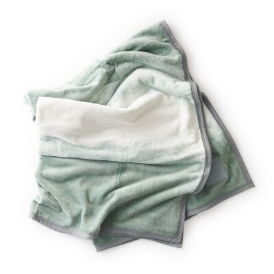 天然由来の抗菌加工 コットンブランケット シングル サイズ 綿毛布 【LOOM&SPOOL】カーキ