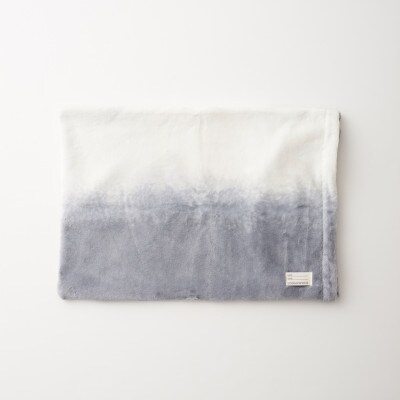 天然由来の抗菌加工 コットン ふわふわ ピローケース 綿毛布 【LOOM&SPOOL】グレー