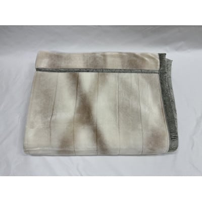 洗える　ボリューム満点　マイヤー衿付合せ毛布　シングルサイズ　約140×200cm MS-152BE