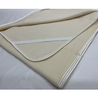 繊維の宝石カシミヤ入り　ウール敷毛布(毛羽部分)　シングルサイズ 　約100×205cm 1706S