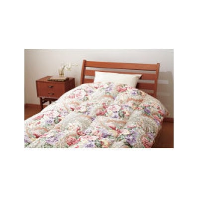 ホワイトダウン20%入り　約1.5kg使用　ふかふか羽根掛けふとん　シングルサイズ　16559P