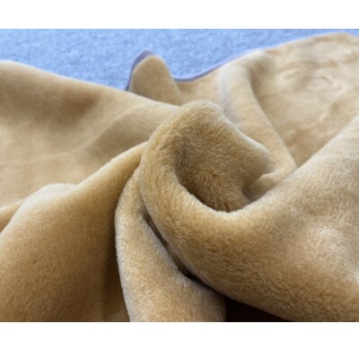 洗濯機OK　あったかアクリルマイヤーひざ掛け　約70×100cm