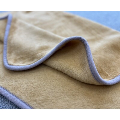 洗濯機OK　あったかアクリルマイヤーひざ掛け　約70×100cm