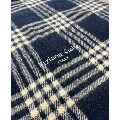 かわいいチェック柄の大判サイズひざ掛け　70×130cm