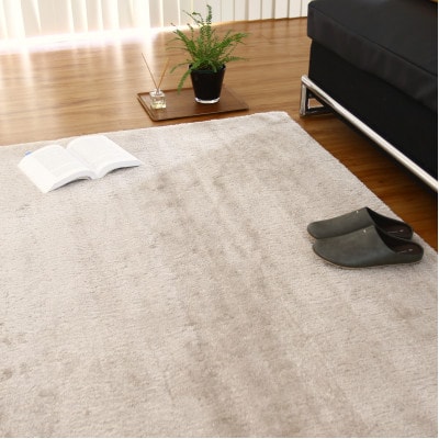 ソワレ　ベージュ　190cm×240cm