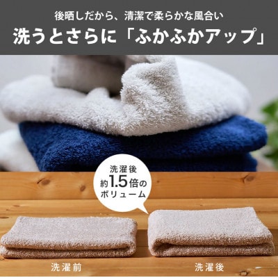 吸水力と肌触りが自慢のデイリーユースフェイスタオル ベージュ 9枚