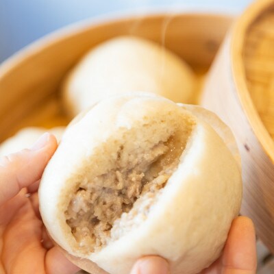 手作りグルテンフリー!お米で作った豚まん6個セット