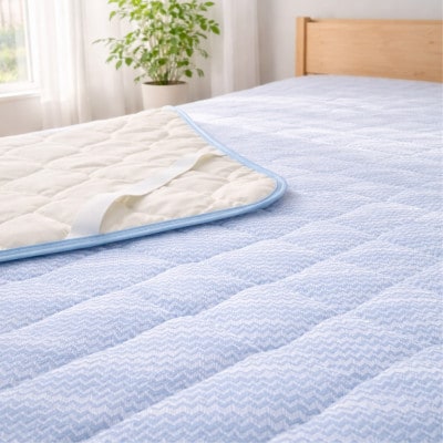 【シングル2枚組】ひんやり!サラサラ!冷感敷パッド(100×200cm) CO-PS-2P