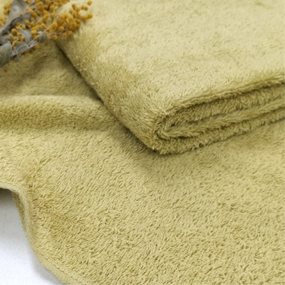 【スマートバス3枚】高吸水スーパーゼロふわふわスマートバスタオル(34×120cm)YE