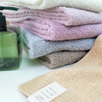 【フェイスタオル5枚組】思わずふれたくなる しなやかフェイスタオル(34×85cm)RA