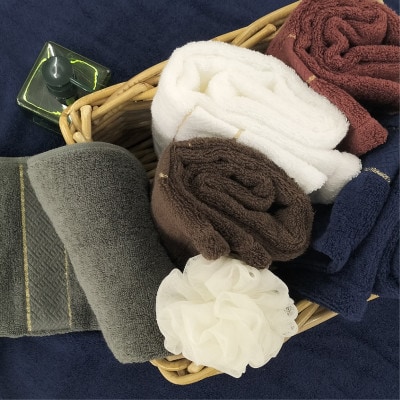 【フェイス2枚・バス1枚セット】贅沢スーピマ綿タオルセット クレディアWRE