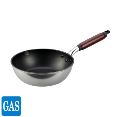 【ガス火用】キャストスタイルライト 深型フライパン22cm