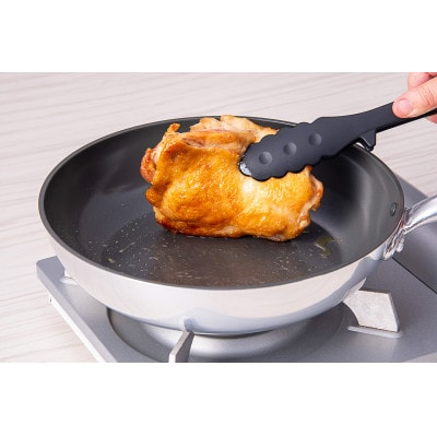 【IH対応】IHセンレンキャストグリーン　セラミック深型フライパン　24cm
