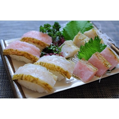 甘海老とつぶ貝昆布〆とすぐ食べられる昆布〆刺身6種セット
