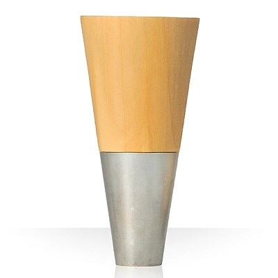 Guinomi Sake Cup TALL HORN KISEN-MISTY SILVER