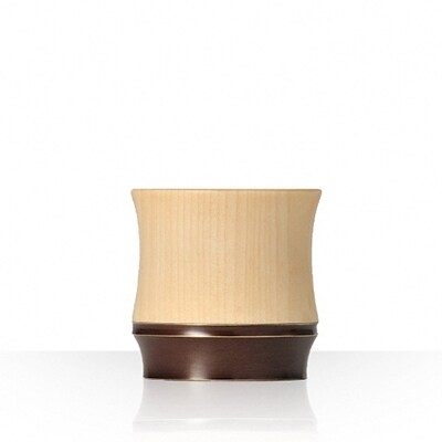 Guinomi Sake Cup SHORT BAMBOO KISEN-BENGARA RED