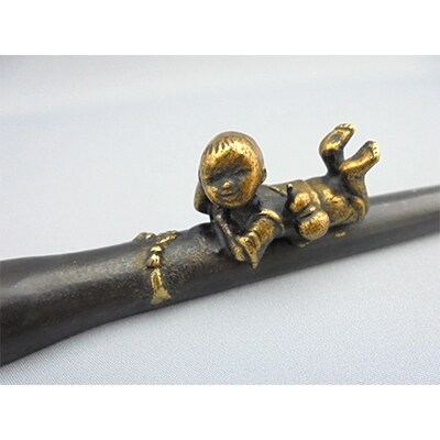 文鎮ひととき(筆):高岡銅器