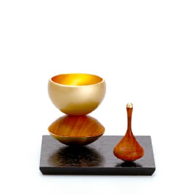 【高岡銅器】揺れるおりん　揺音セット　ゴールド/空穏KUON　