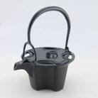 【高岡銅器】アルミ鋳物　燗鍋　七宝　黒色