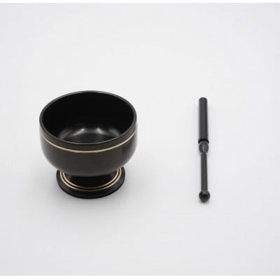 【高岡銅器】末広リン　ブラック