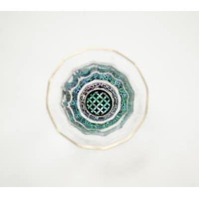 【高岡漆器】金杯(万華鏡)七宝(貝入)黒