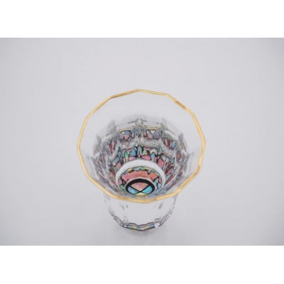 【高岡漆器】金杯(万華鏡)四宝(貝入)黒